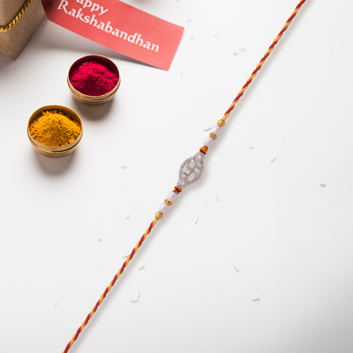 Silver Rakhi