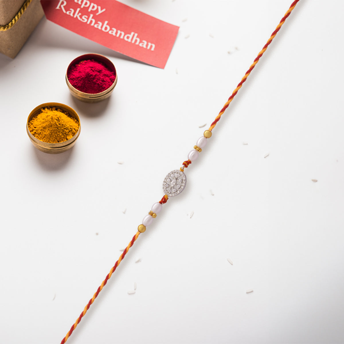 Silver Rakhi