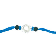 Threads of Happiness Silver Rakhi