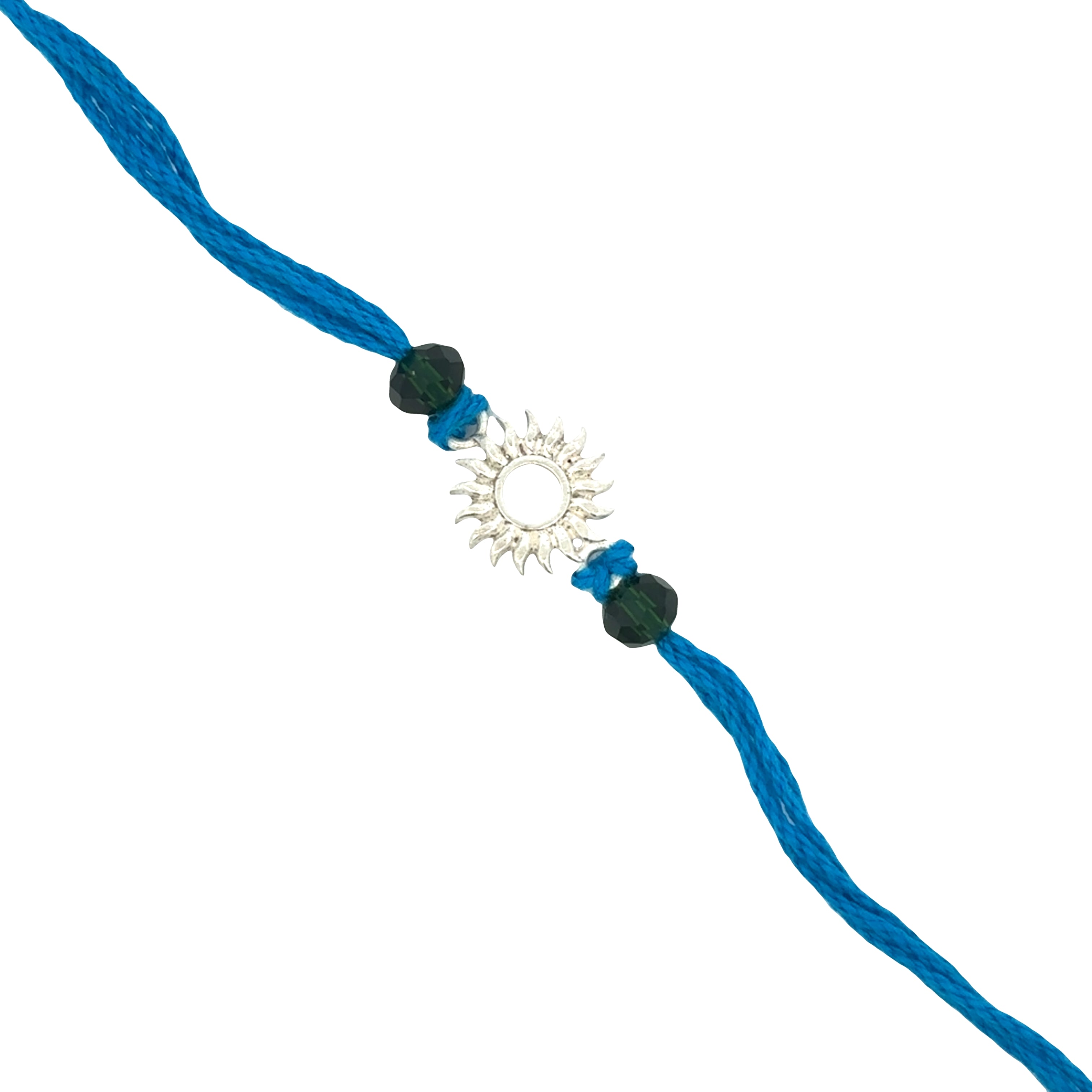 Threads of Happiness Silver Rakhi