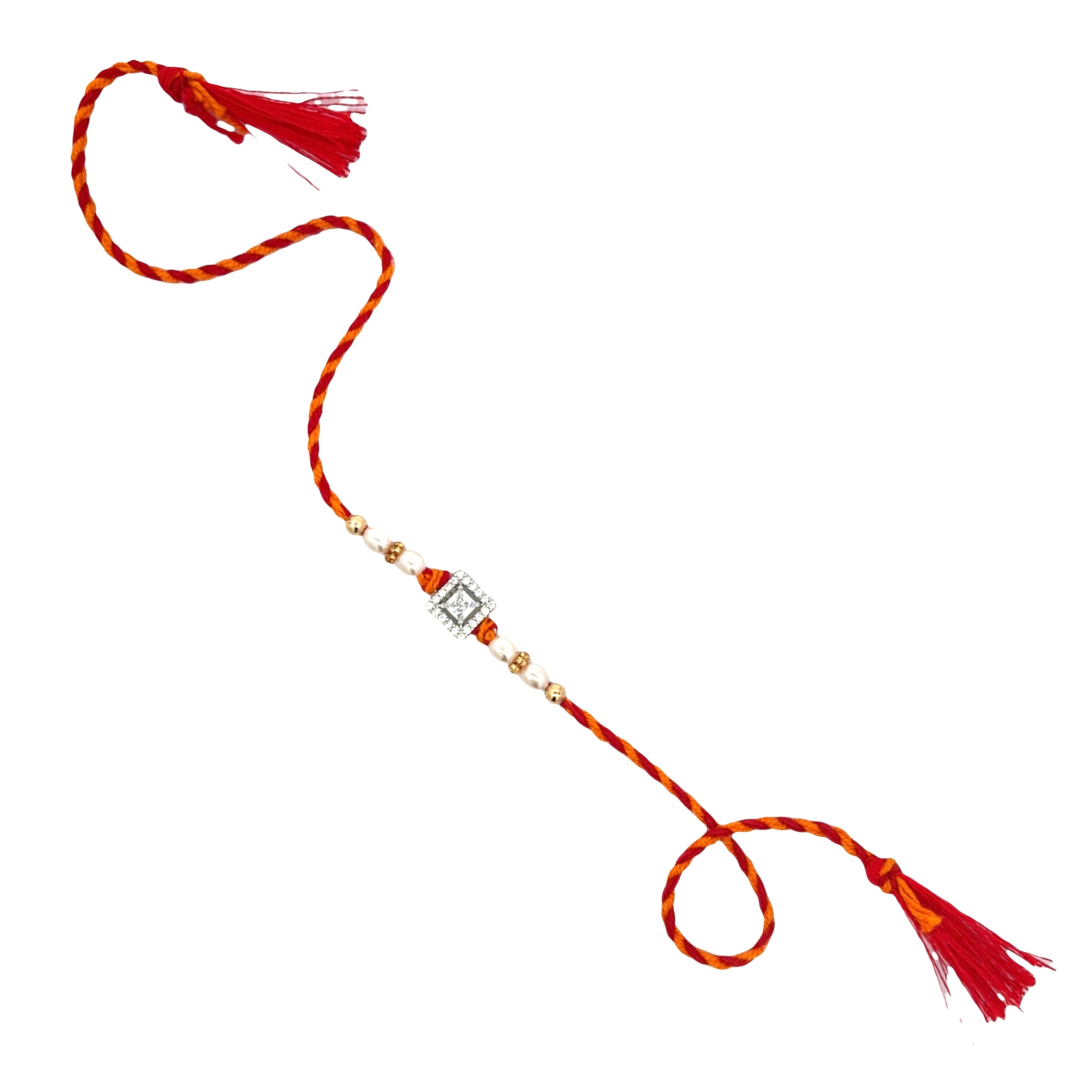 Tied by Destiny Silver Rakhi