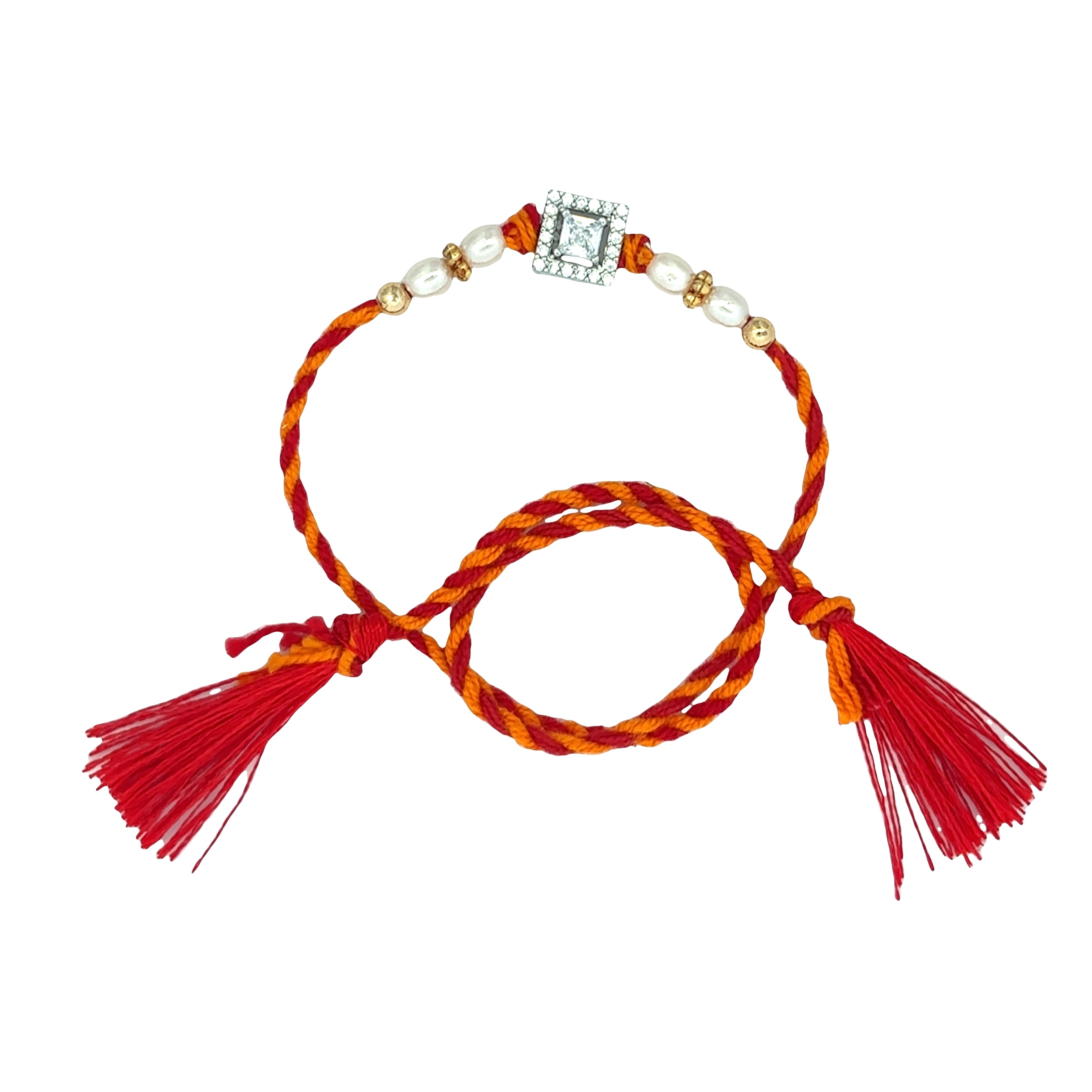 Tied by Destiny Silver Rakhi