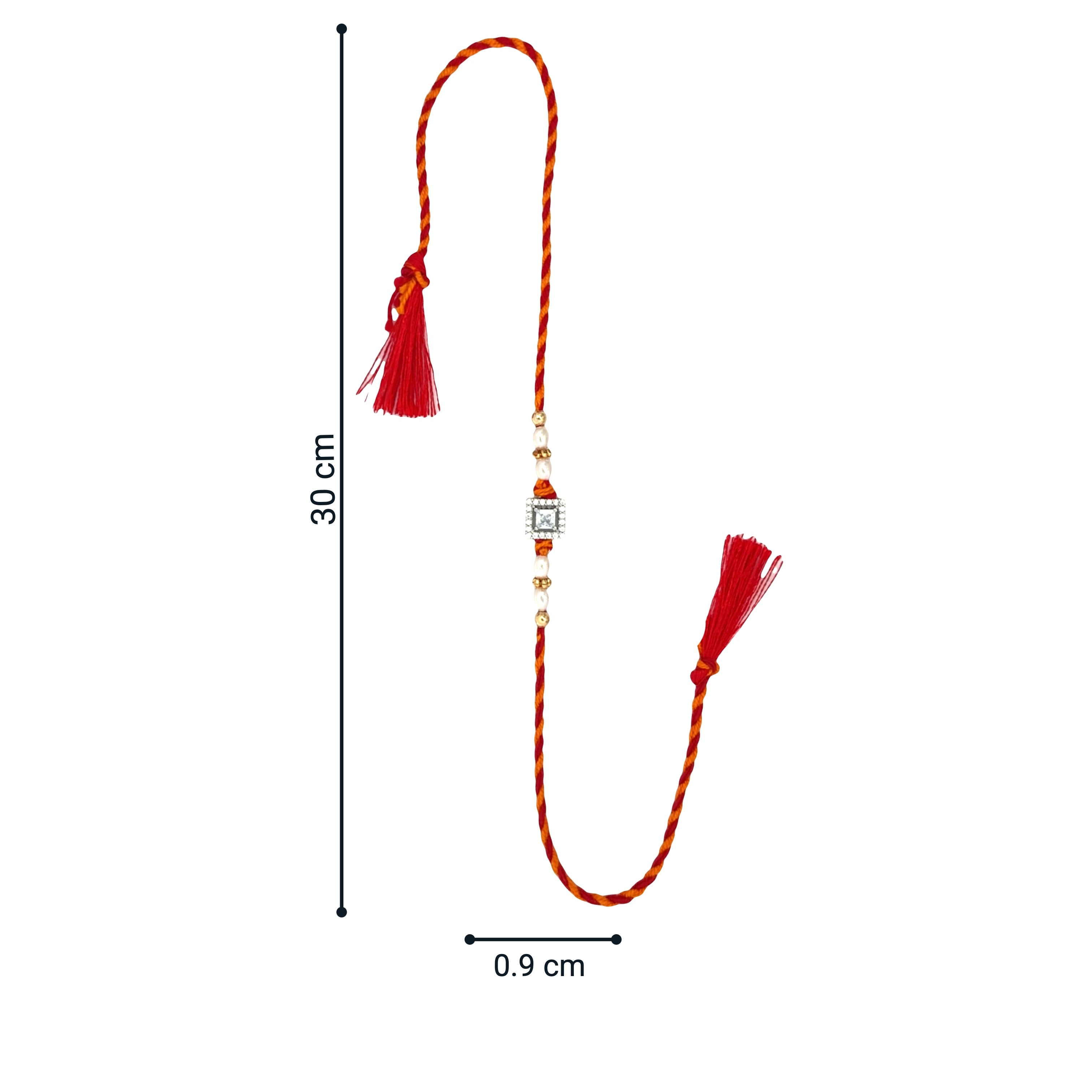 Tied by Destiny Silver Rakhi
