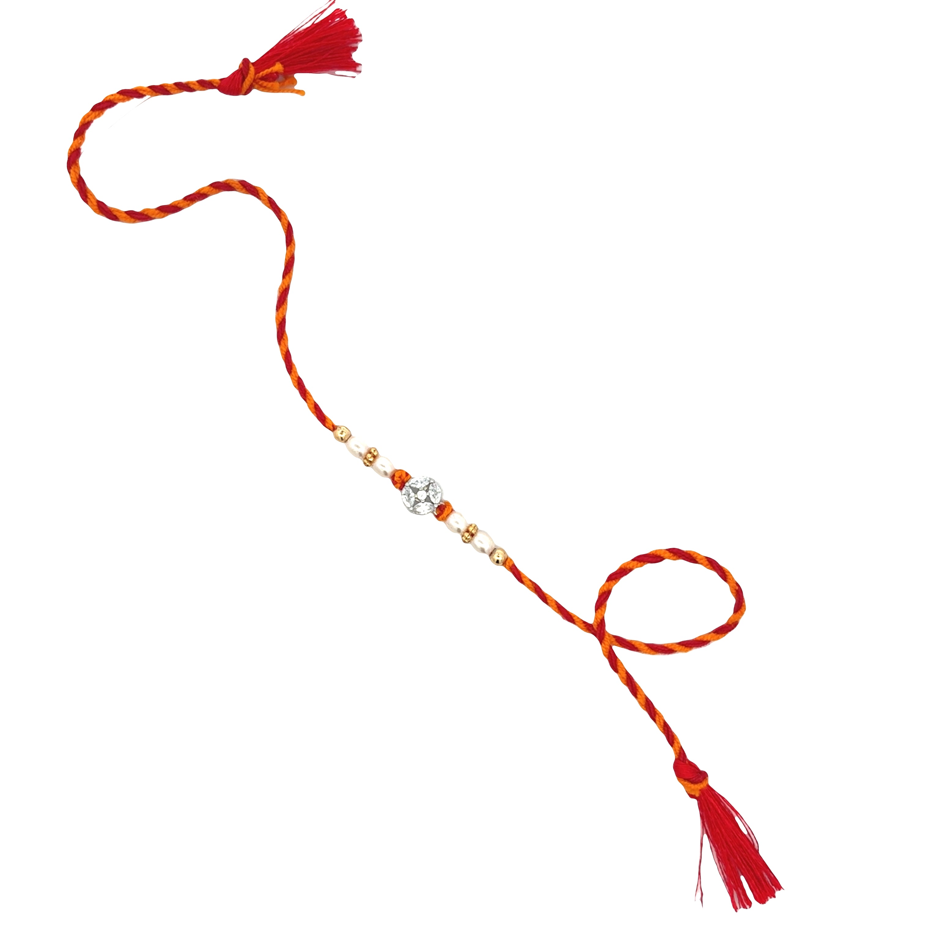 Love Knotted Forever Silver Rakhi