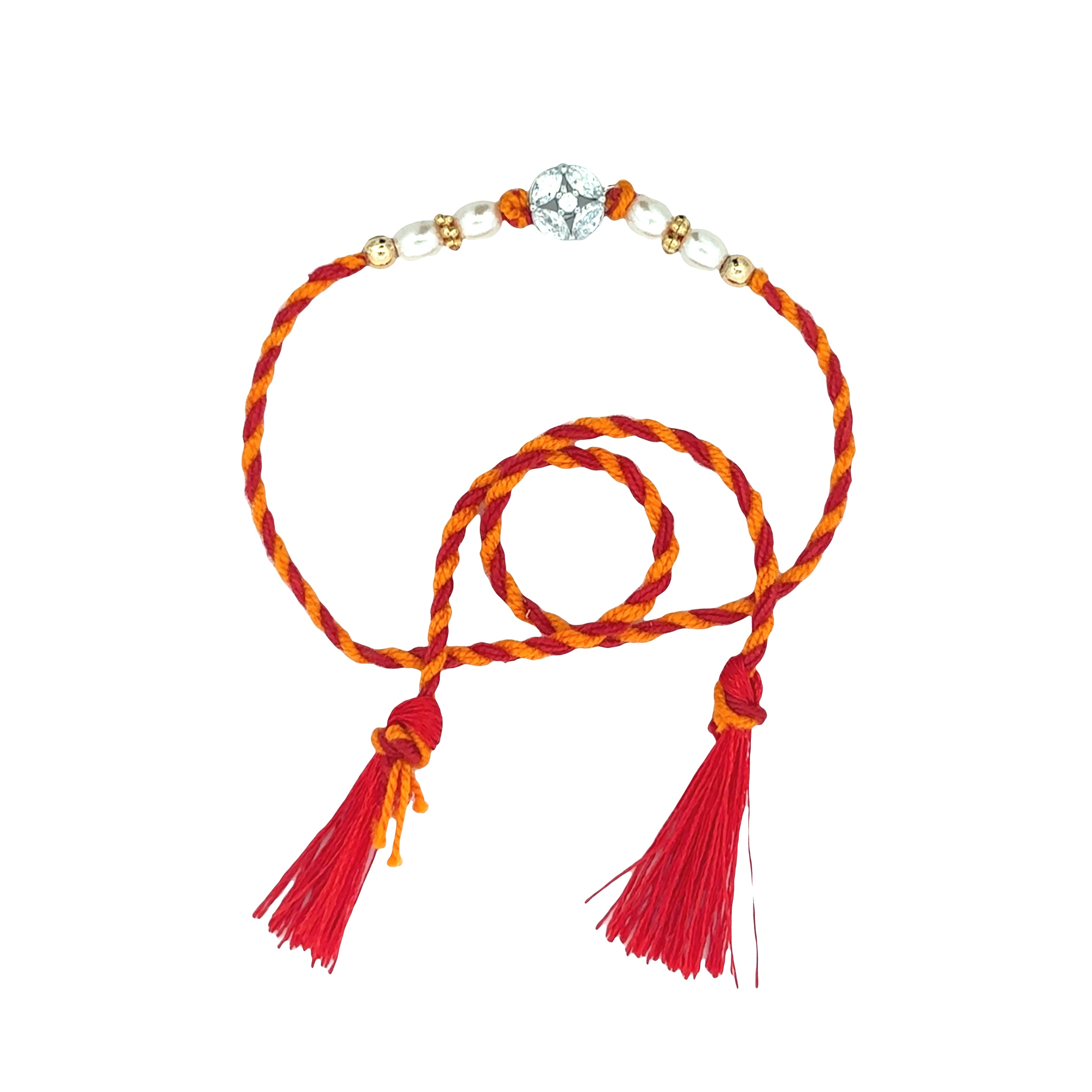 Love Knotted Forever Silver Rakhi