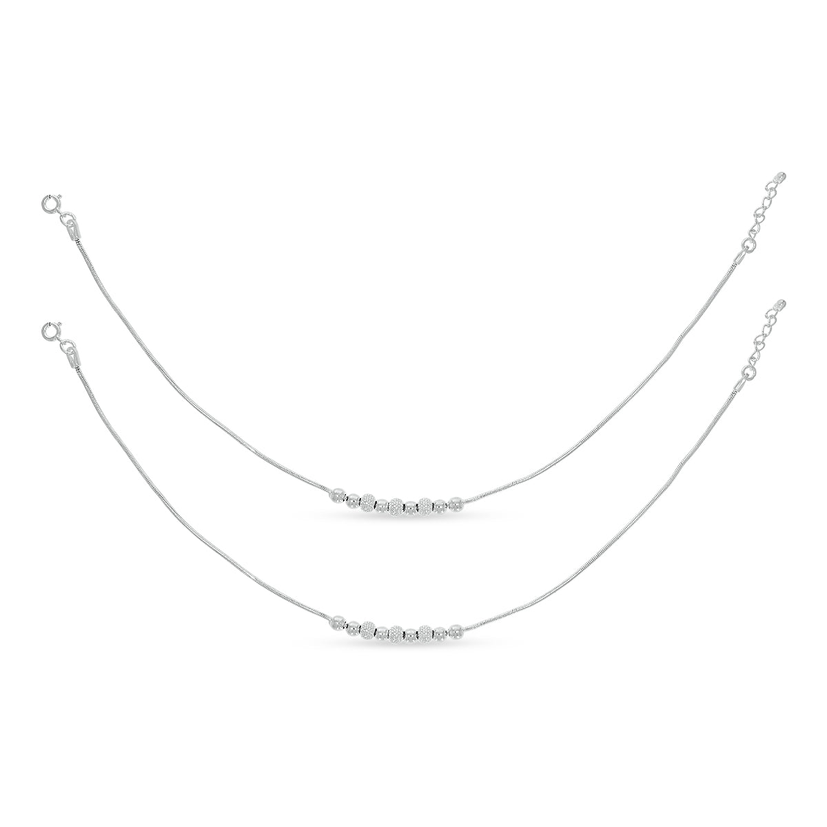 Silver Anklets