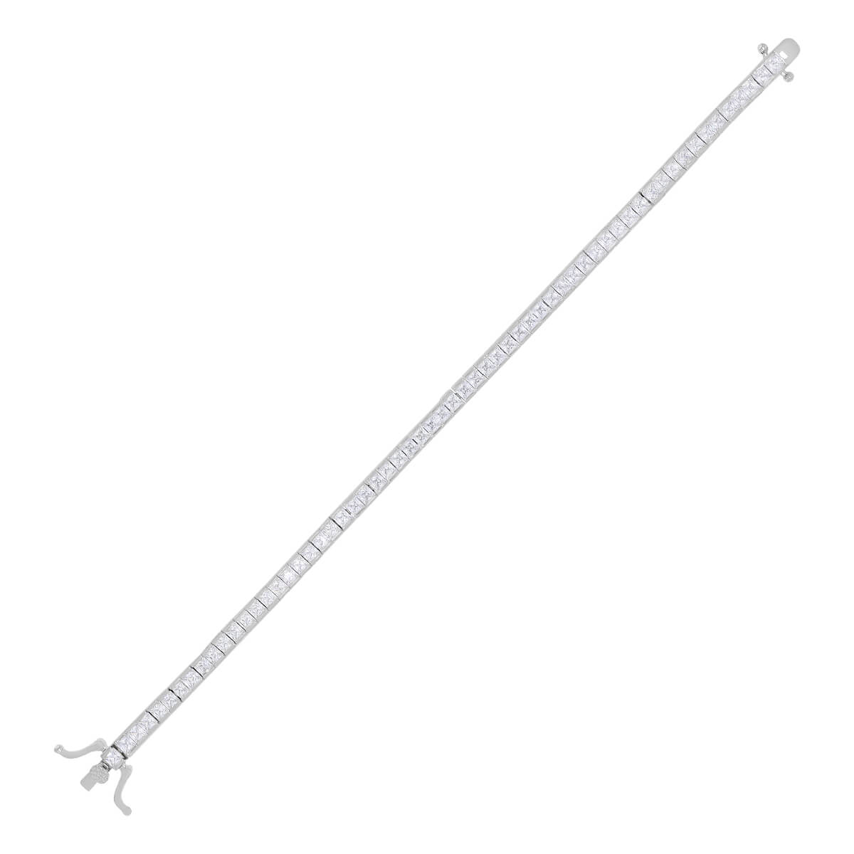 925 Sterling Silver Cubic Zirconia Classic Tennis Bracelet