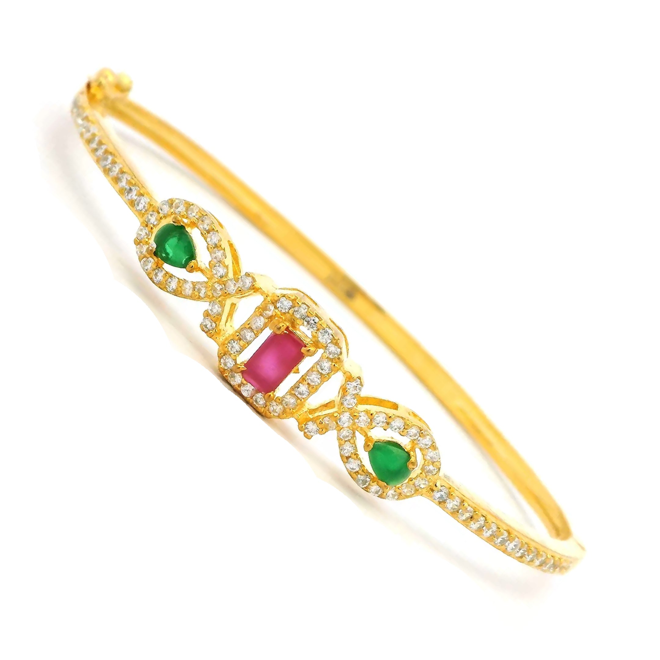 Traditional Stone Gold Plated Bracelet