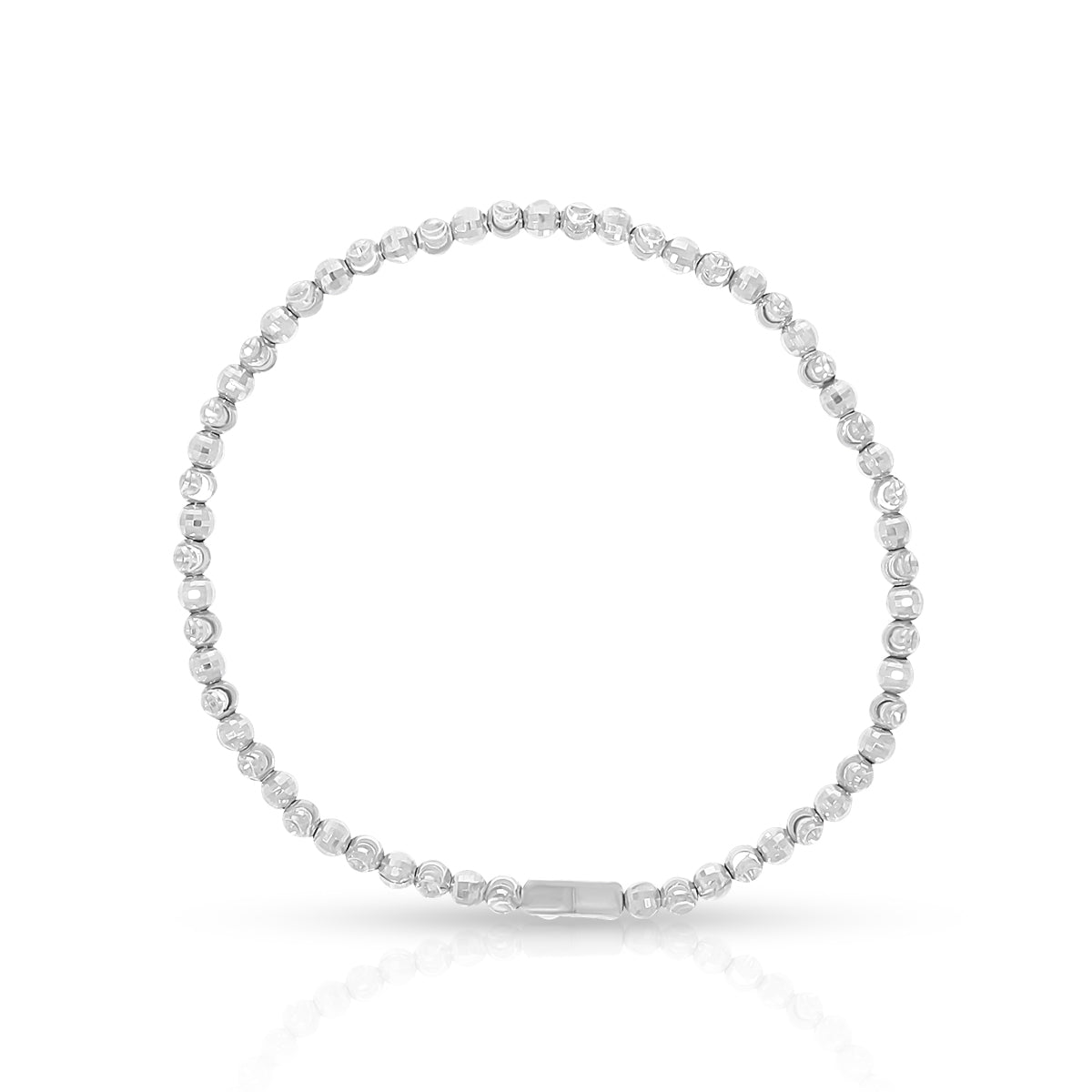 Trendy Round Bead Stretch Bracelet