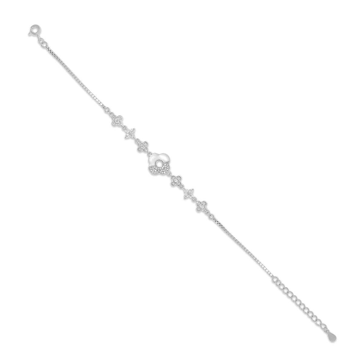 Stylish Motif Chain Bracelet