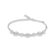 Graceful Crystal Pattern Bracelet