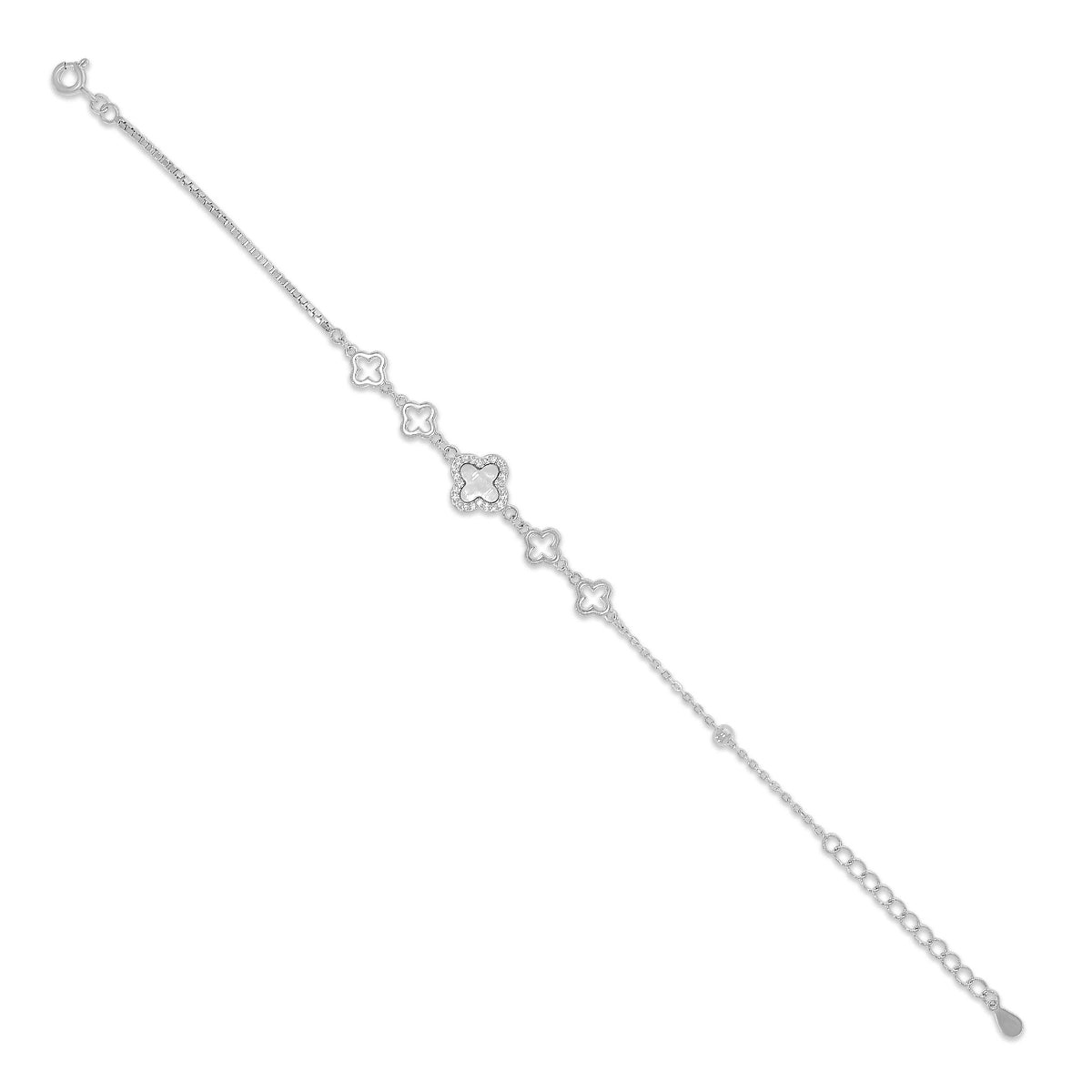 Delicate Clover Design Bracelet