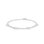 Cute Bow Silver Bracelet