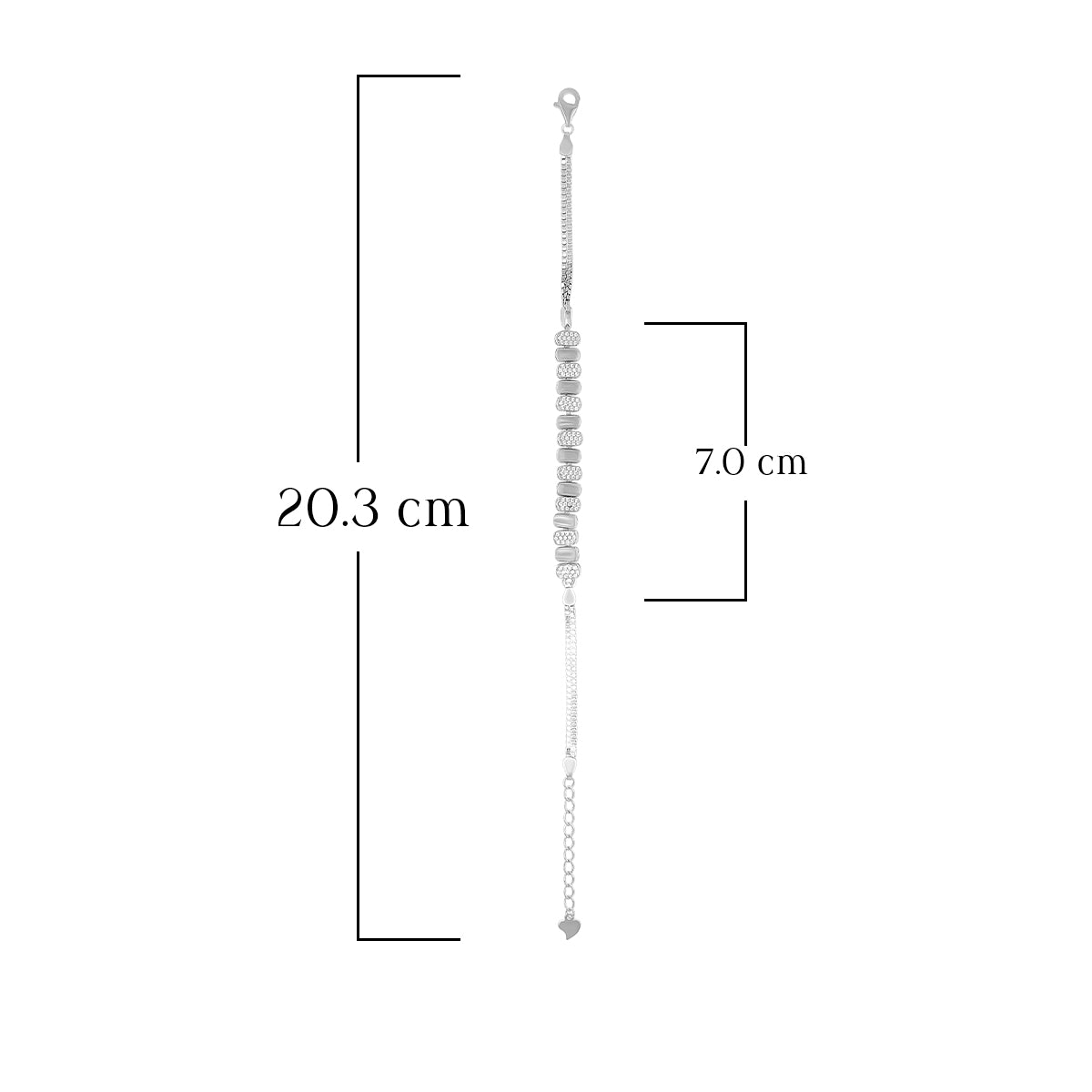 Delicate Accent Pattern Bracelet