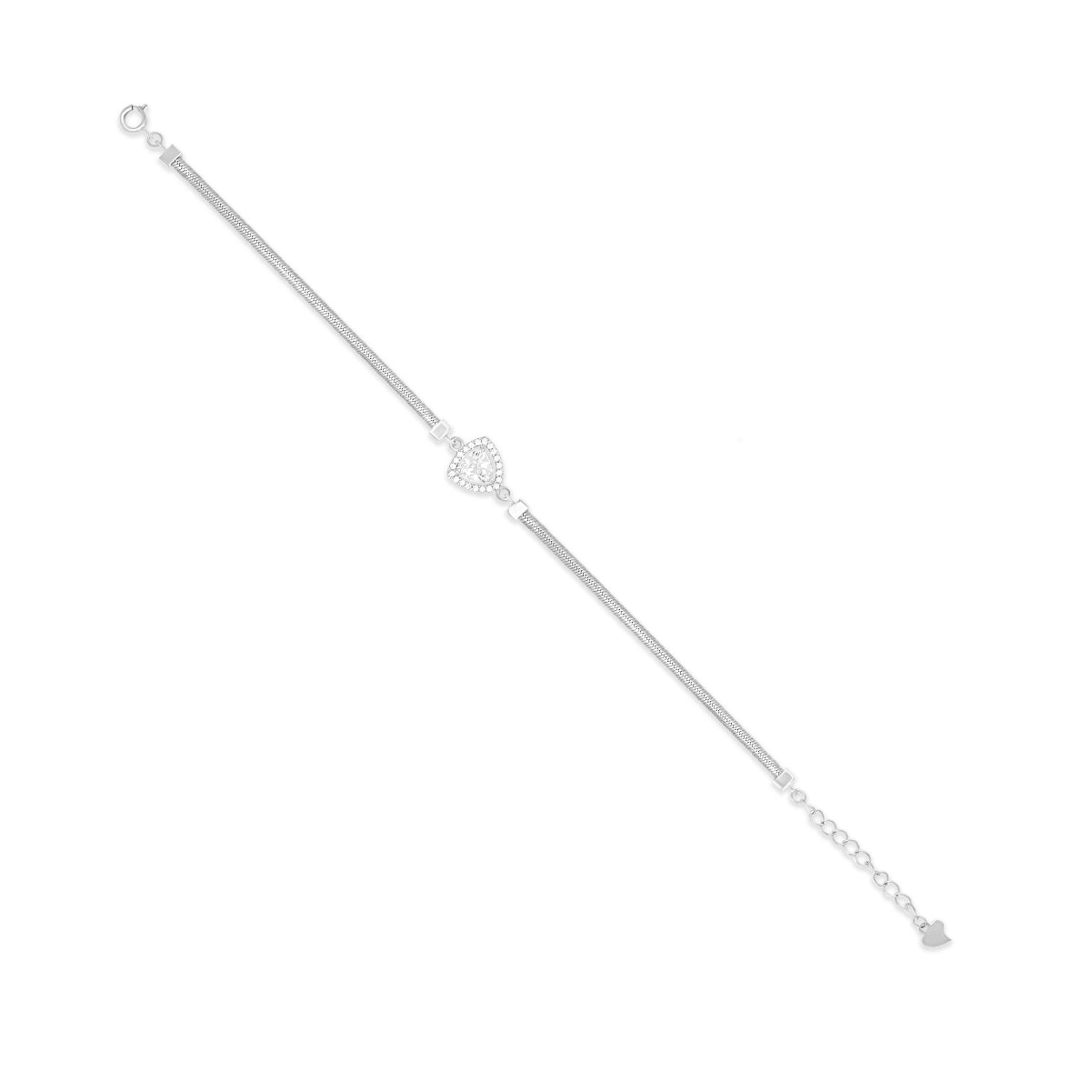 Classic Pear Accent Designer Bracelet