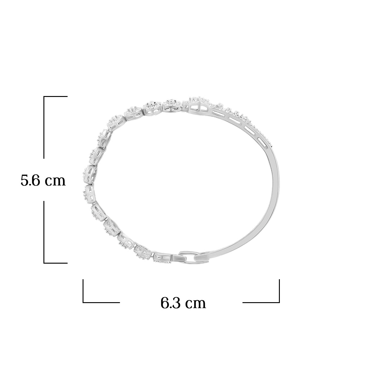 Sparkling Diamond Link Bracelet