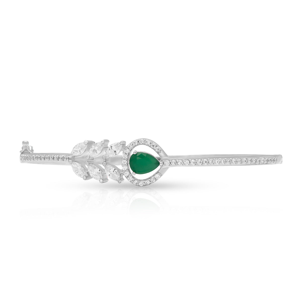 Green Center Stone Bracelet