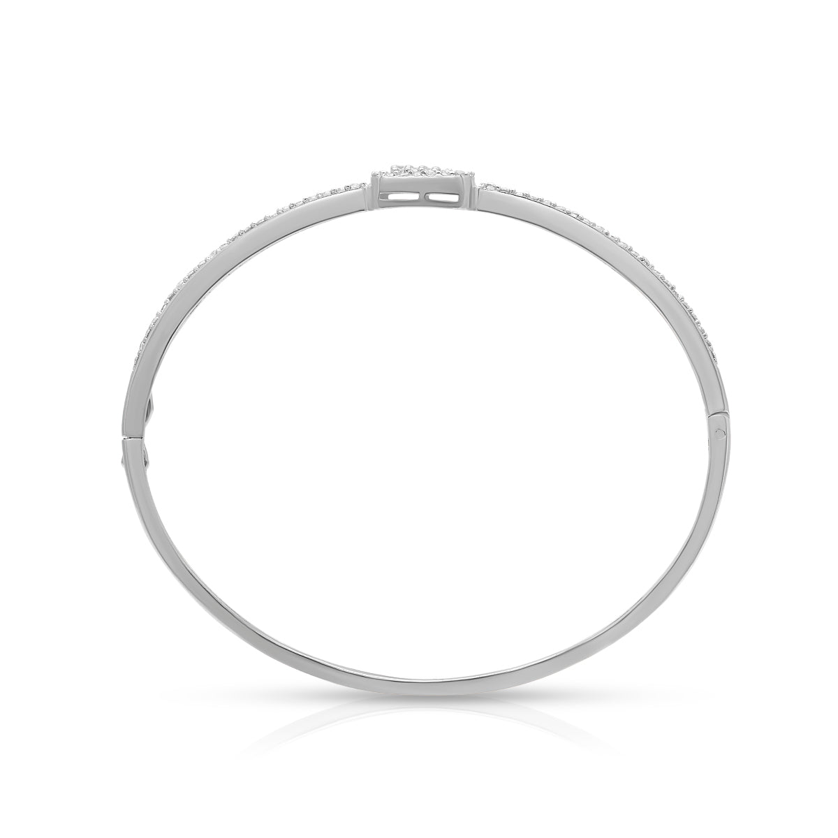 Sparkling Diamond Square Bracelet