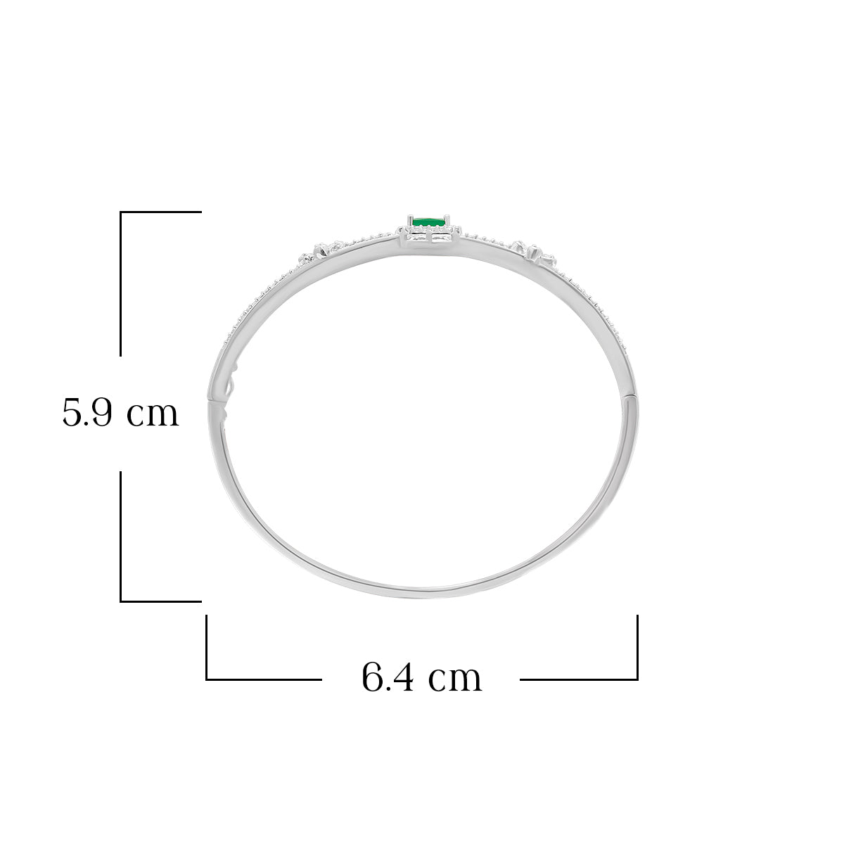 Green Gem Sparkle Bracelet