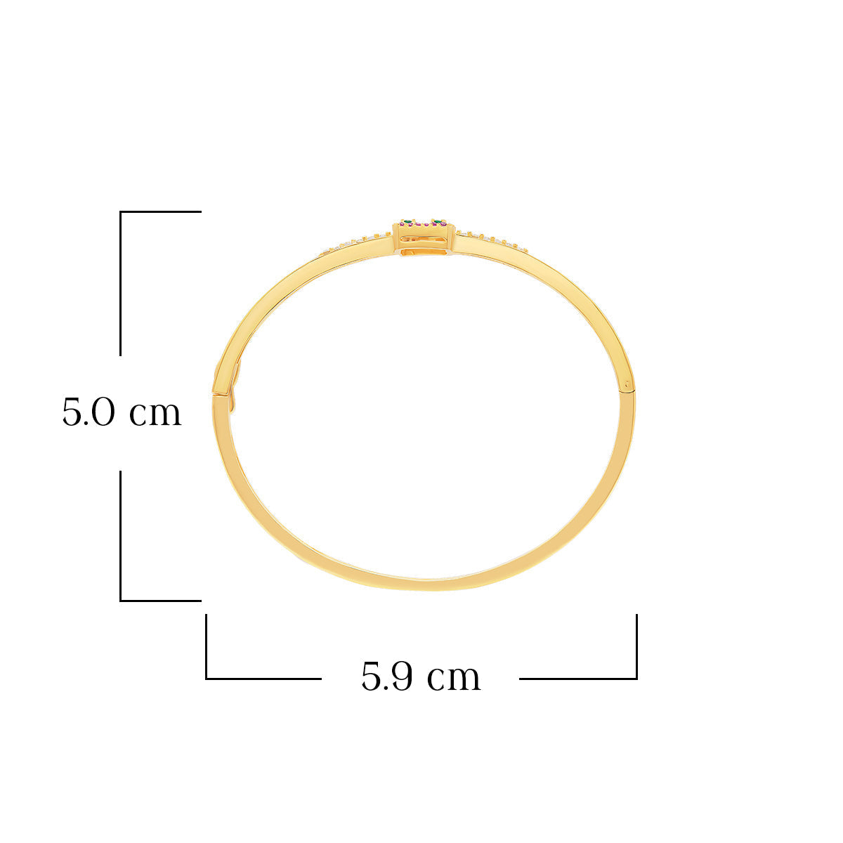 Regal Radiance Gold Plated Bracelet