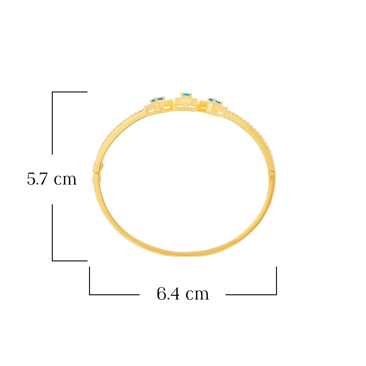 Sky Mist Gold Plated Bracelet