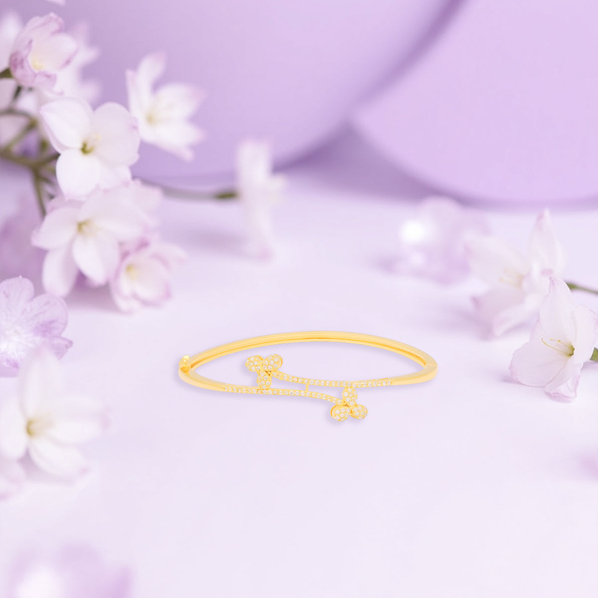 Florescense Gold Plated Bracelet