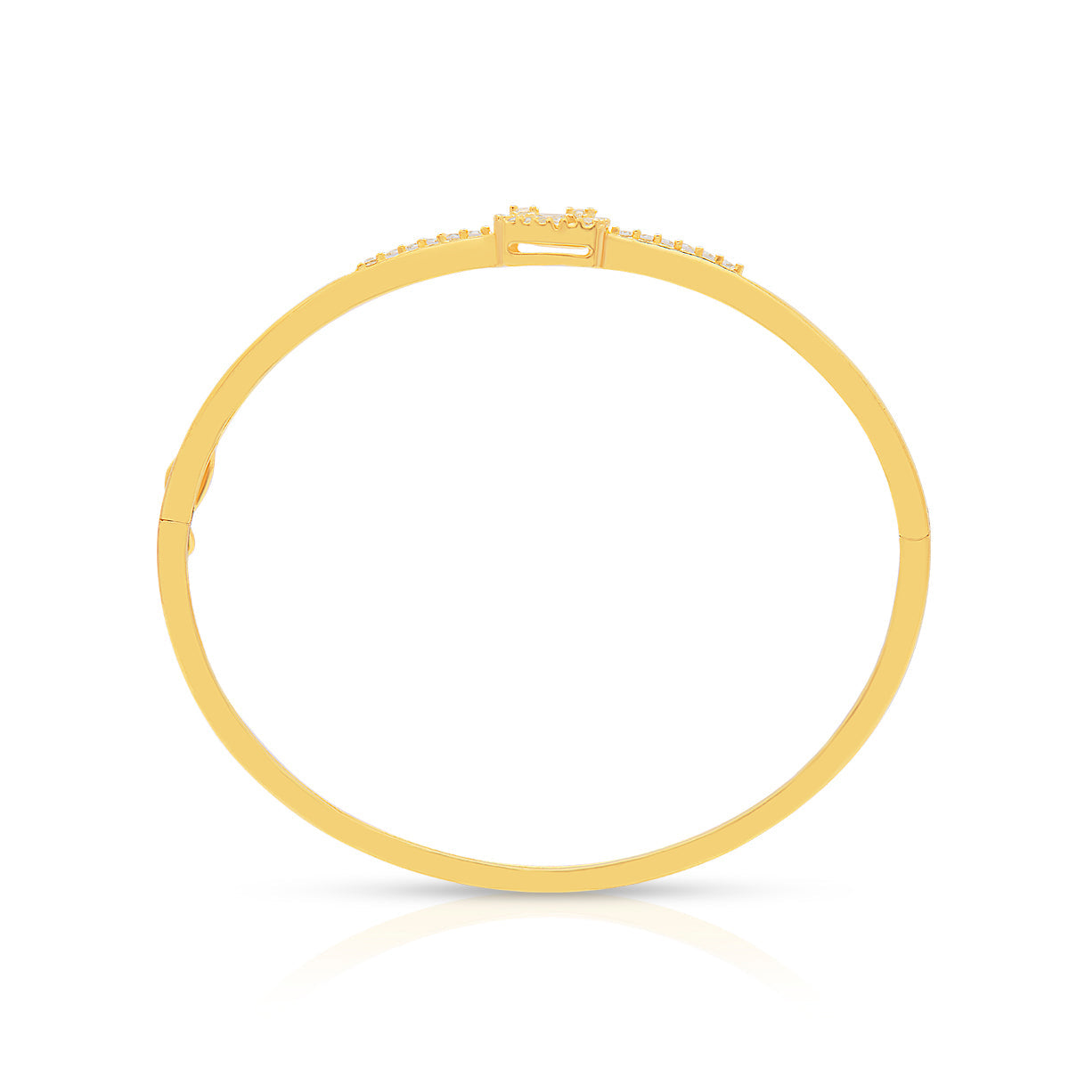 Refined Radiance Diamond Gold Plated Bracelet