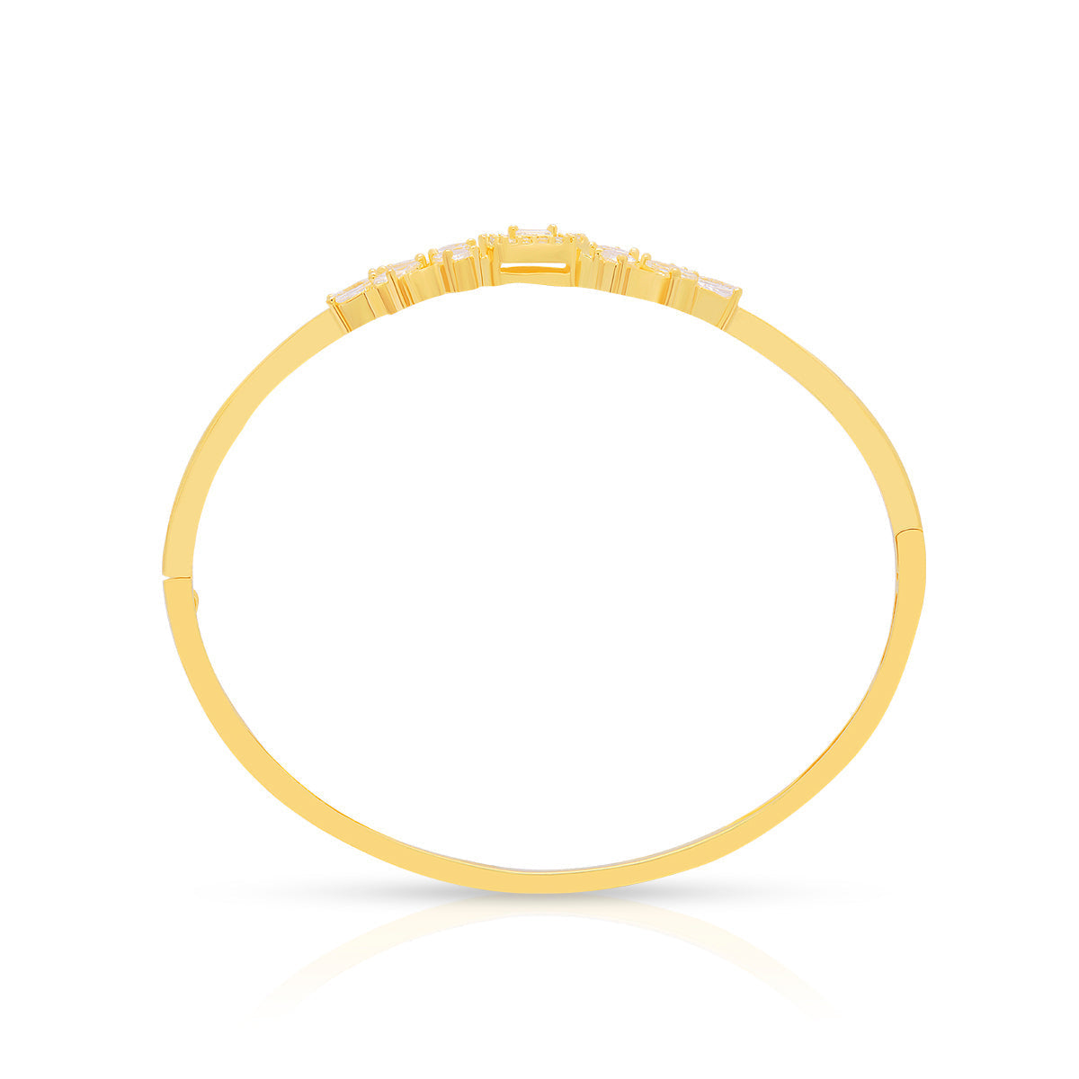 Radiant Symmetry Gold Plated Bracelet