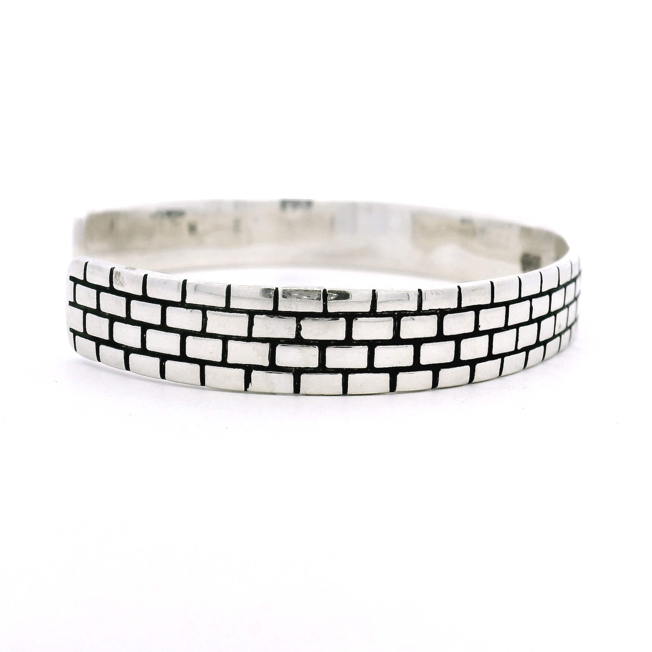 Stout Shine Silver Kada for Men