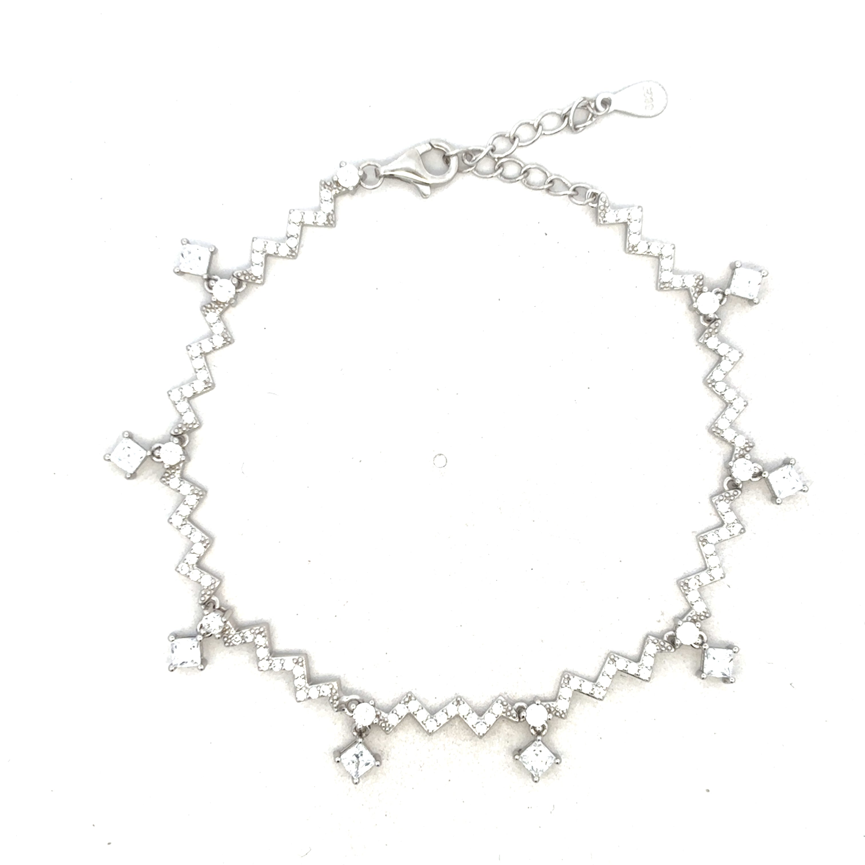 Radiant Square Charm Bracelet