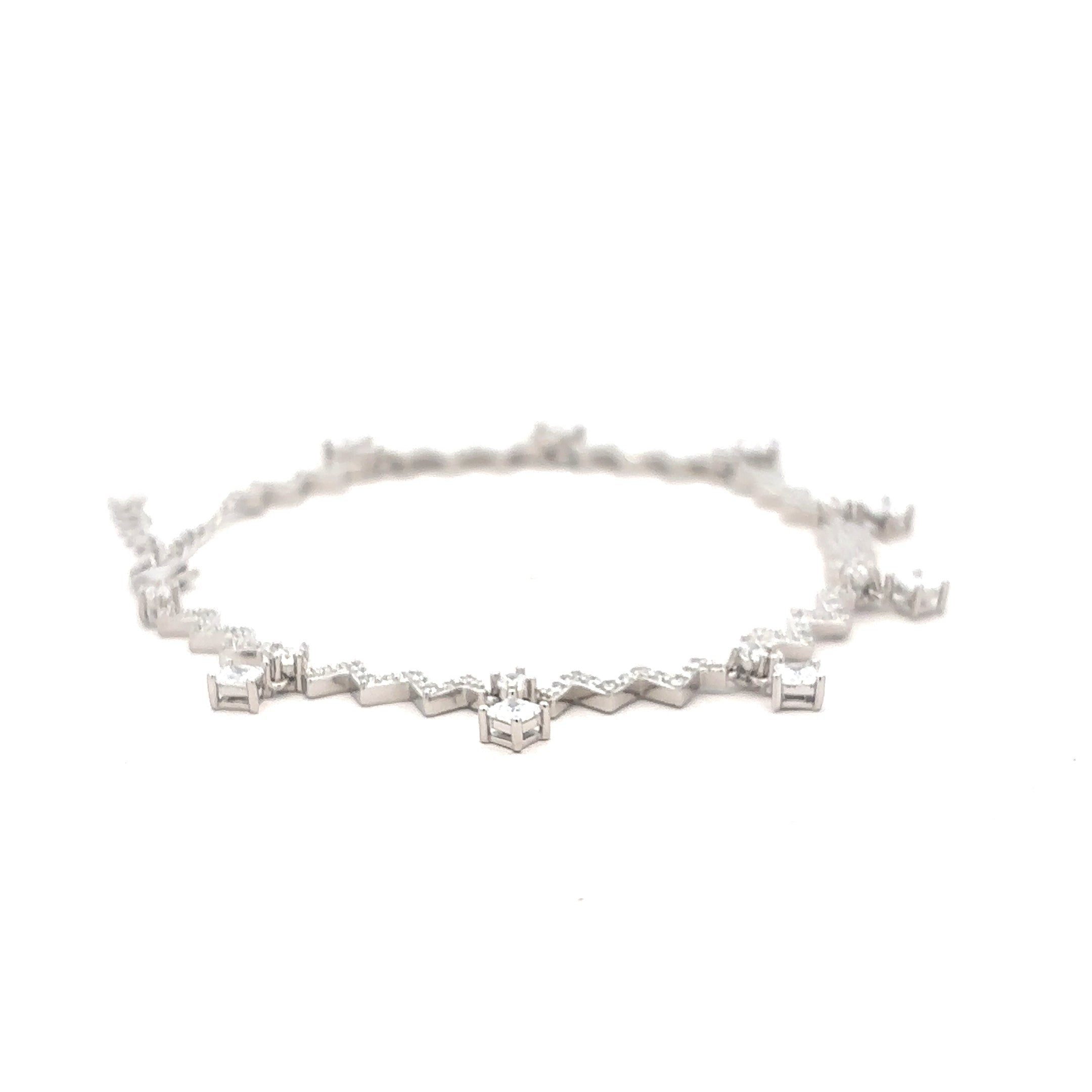 Radiant Square Charm Bracelet