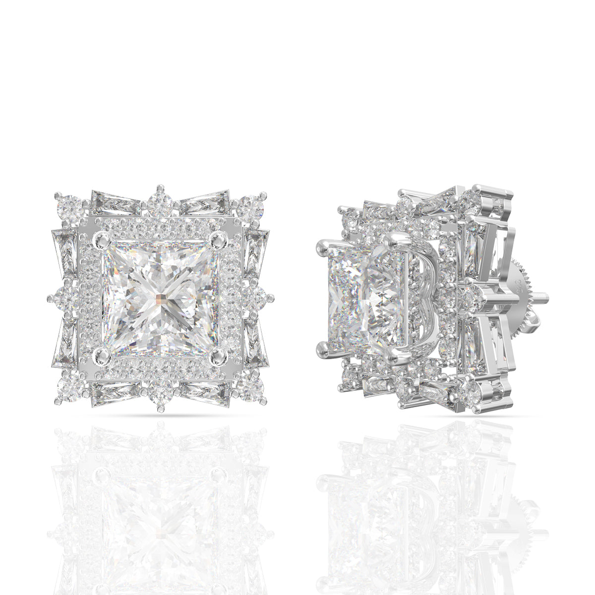 Bright Allure Silver Studs