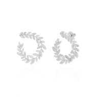 Delicate Leaf Design Earrings