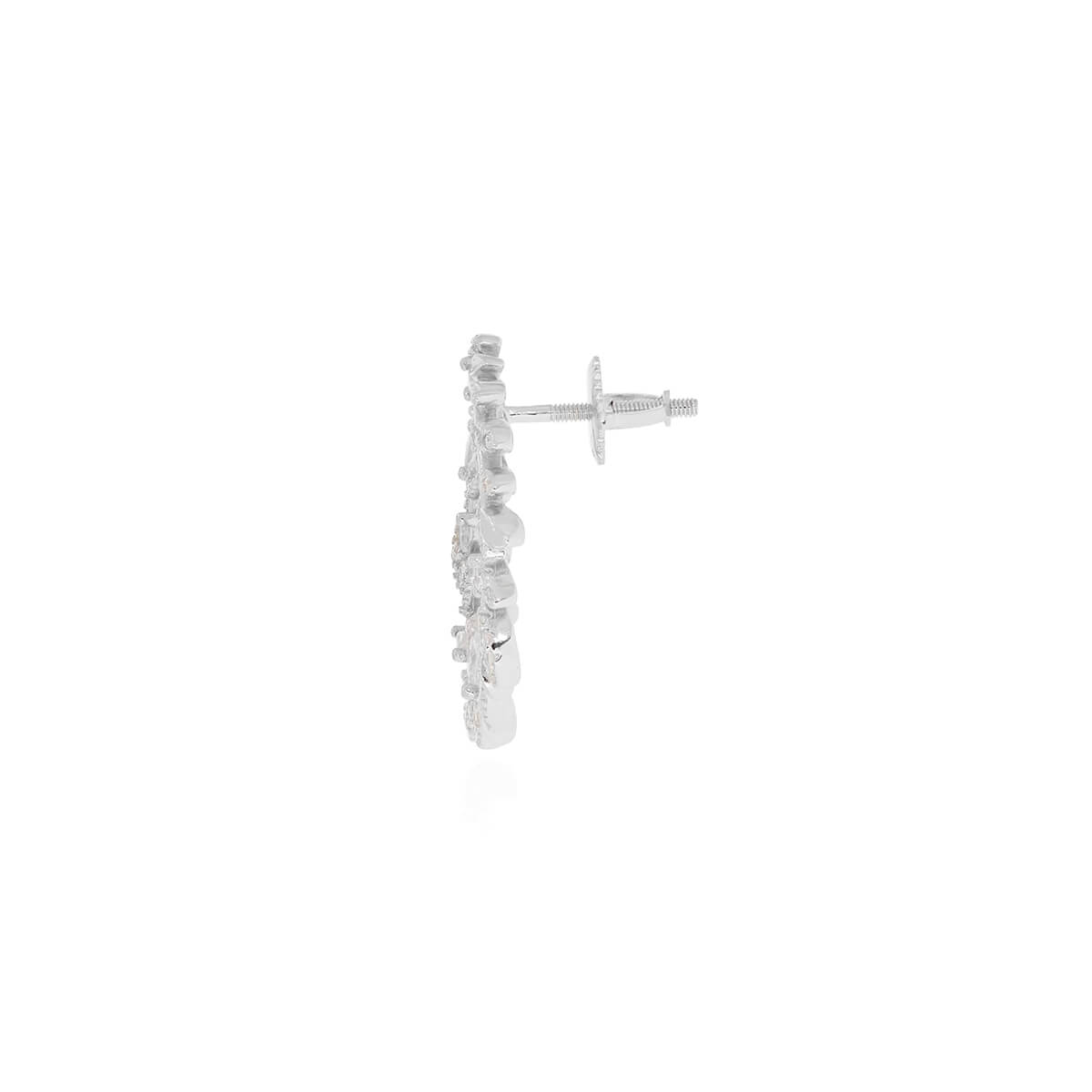 Delicate Leaf Design Earrings