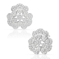 Sterling Silver Superstar Diamond Earrings