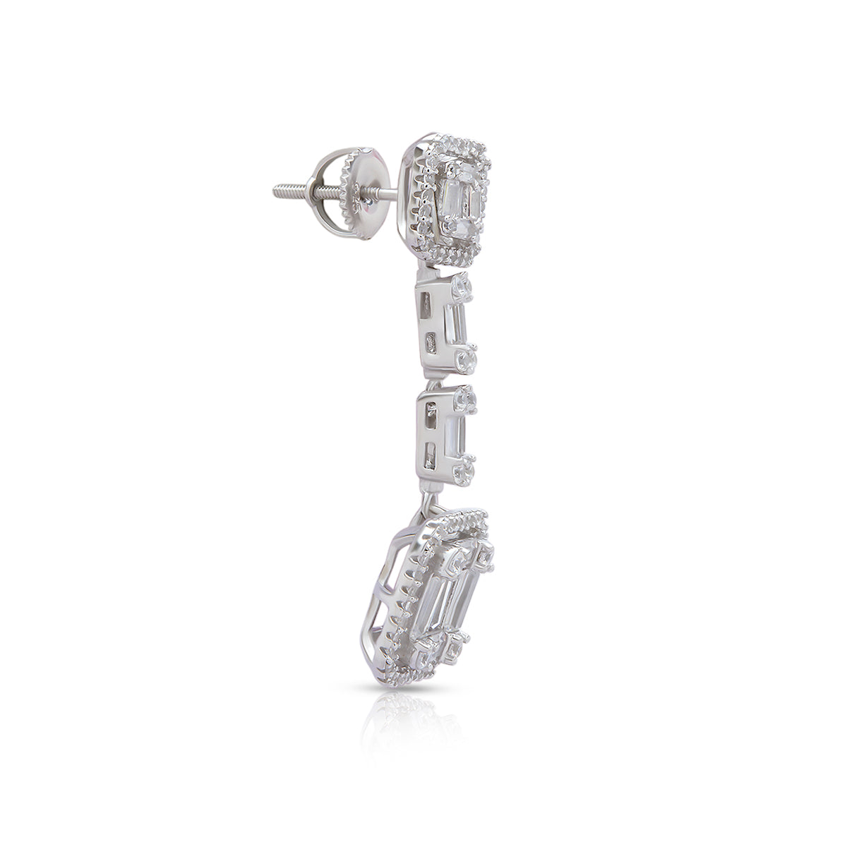 Elegant Dazzle Diamond Droppy Earrings