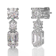 Timeless Silver Dangler Earrings