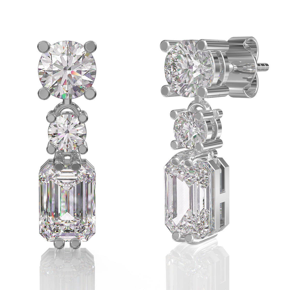 Timeless Silver Dangler Earrings