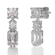 Timeless Silver Dangler Earrings