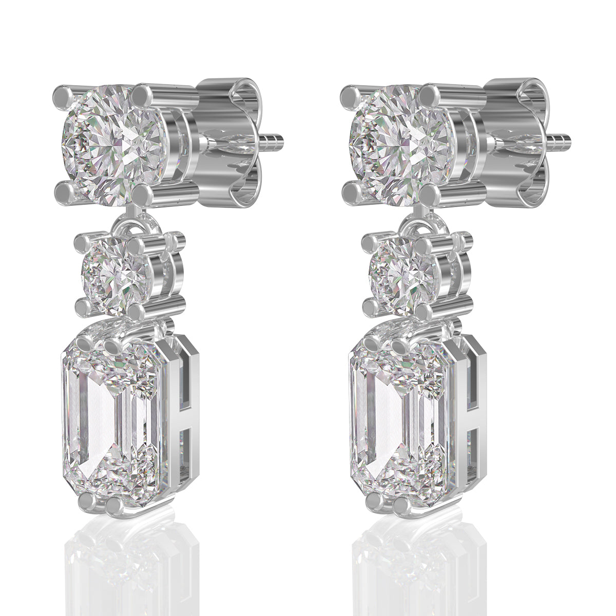 Timeless Silver Dangler Earrings