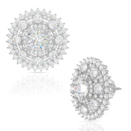 Blooming Halo Diamond Studs