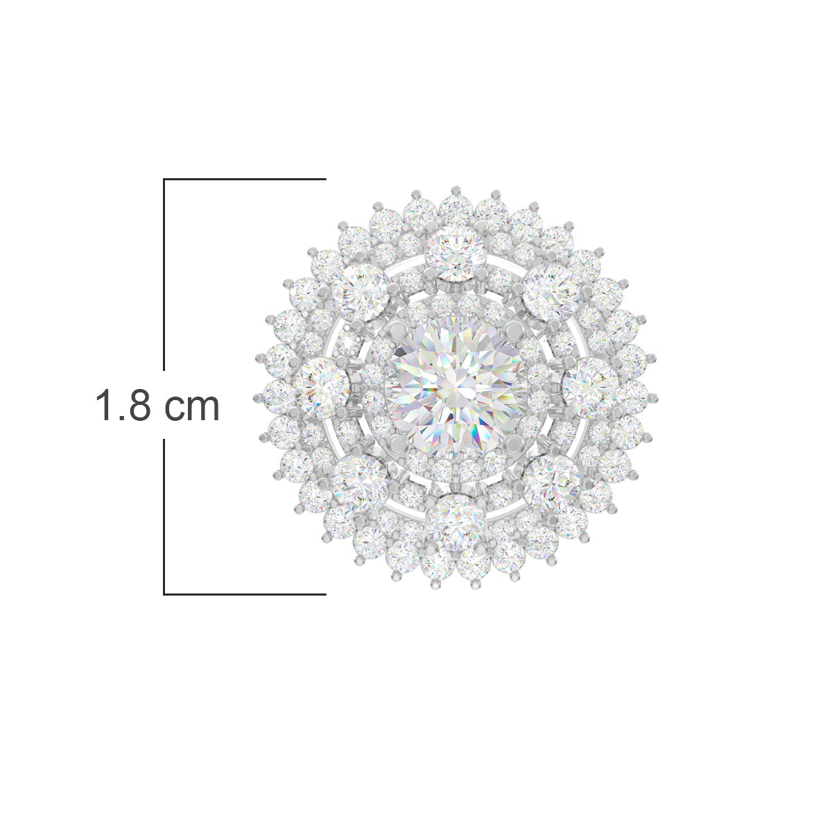 Blooming Halo Diamond Studs