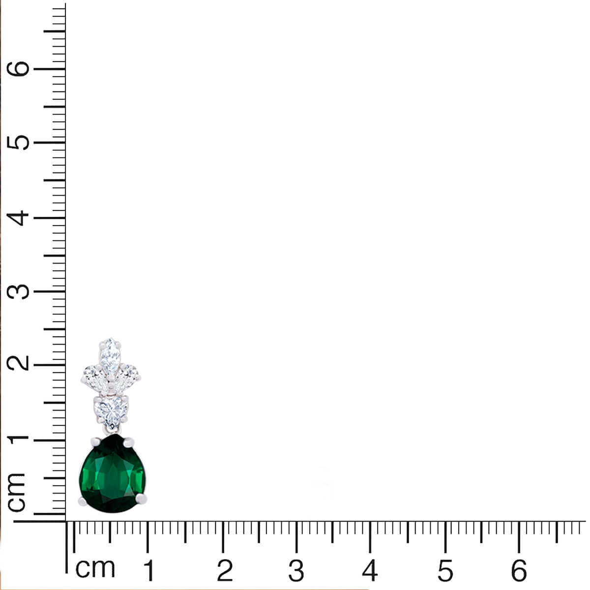 Crystal Green Diamond Earring