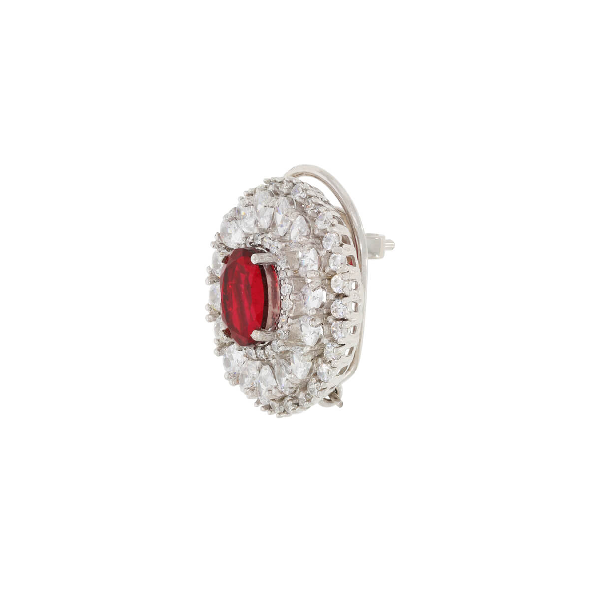 Ruby Essence Sterling Silver Studs