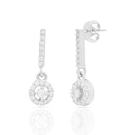 Spear Silver Earrings