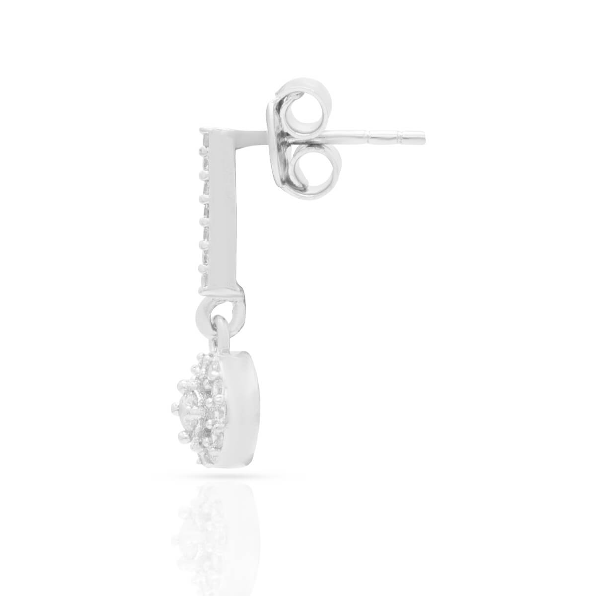 Spear Silver Earrings