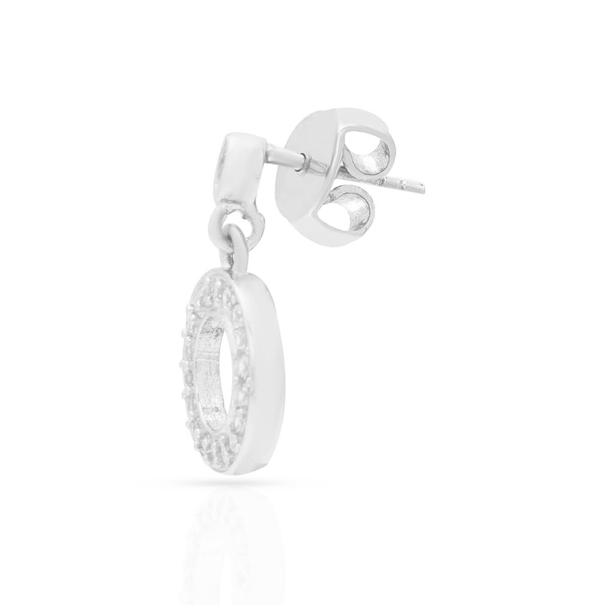 Hollow Zircon Drop Earrings
