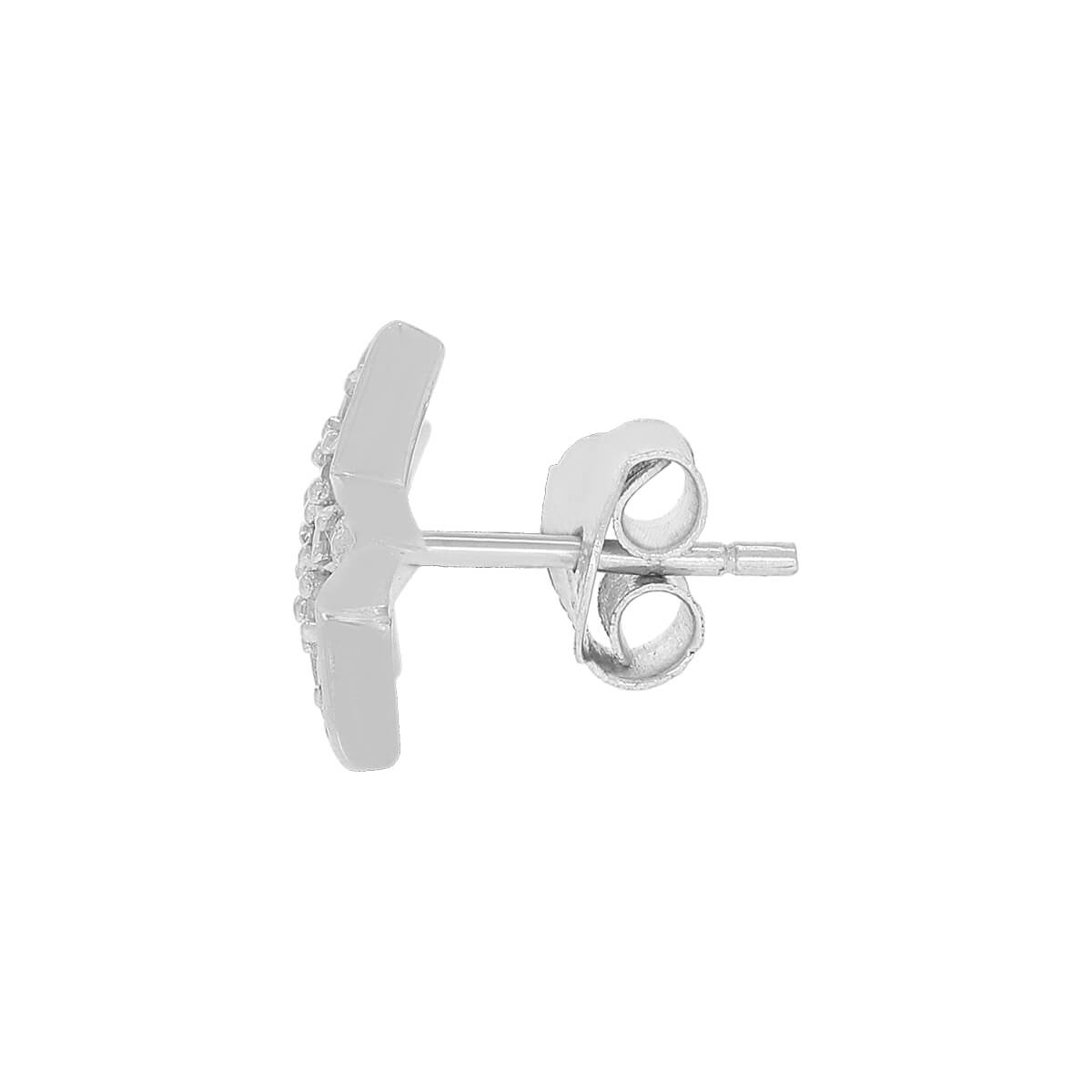 Silver Mini Star Earrings