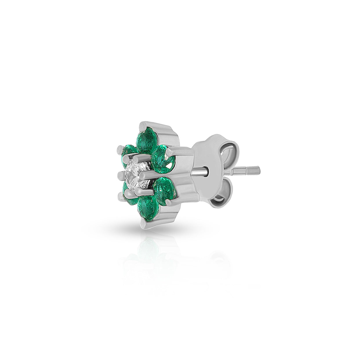 Bloom Style Green Studs