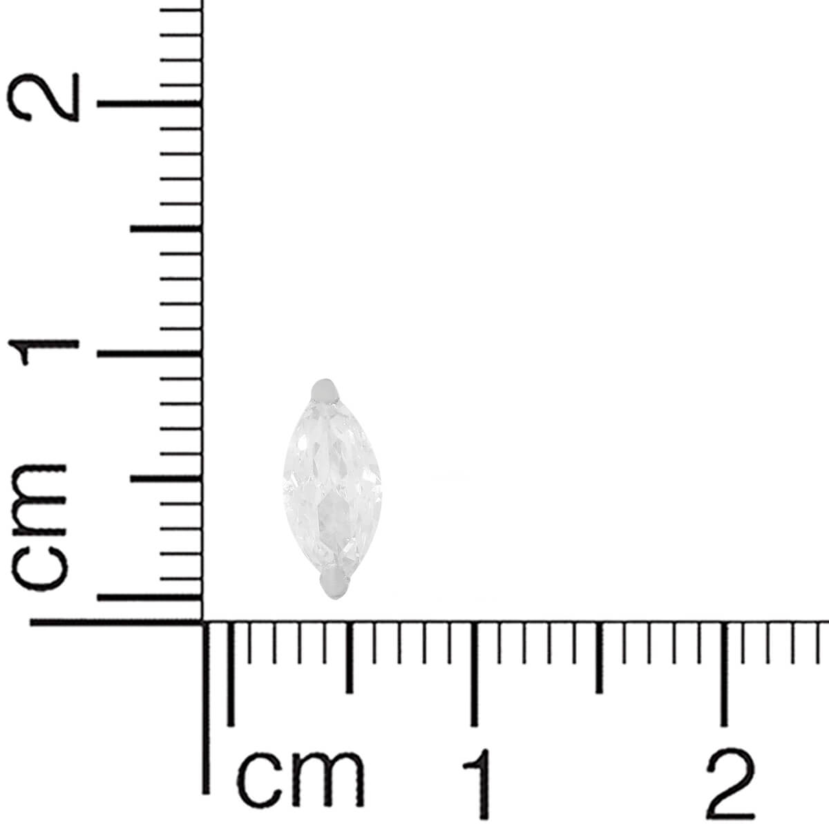 Silver Zircon Classic Studs